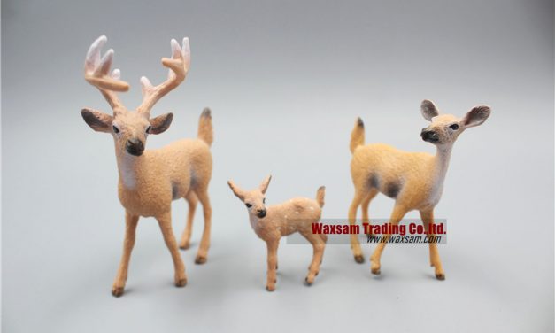 Miniature North American Wildlife Elk Family Toy