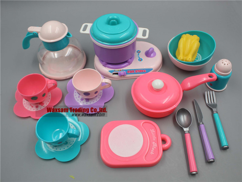 Kids Dishes and Utensils Kitchen play set