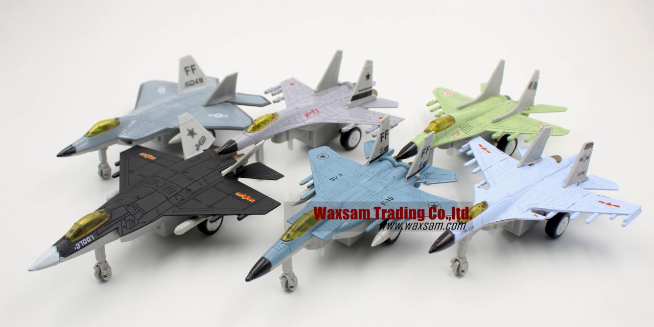 Die Cast Metal Military Themed Fighter Jets For Kids