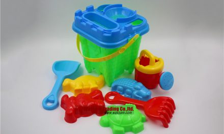 Sand Toys Kit with Sand Castle Bucket for Kids